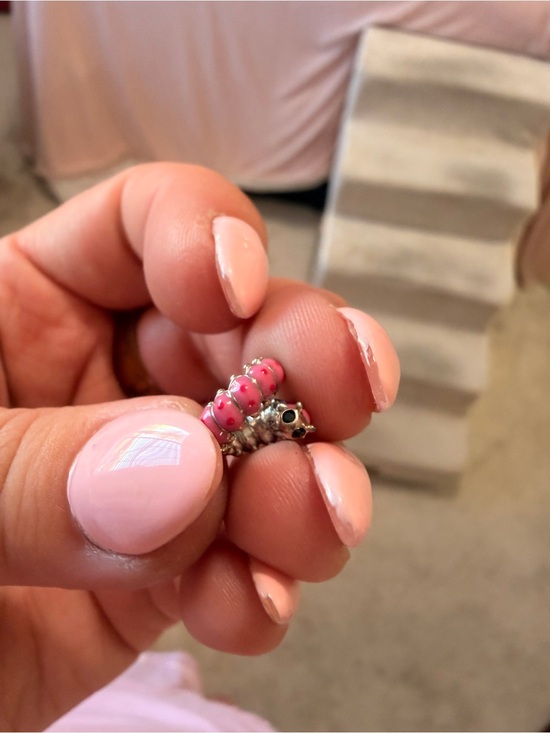 Pandora Jewelry - Pandora Pink Enamel Caterpillar Charm NEVER WORN